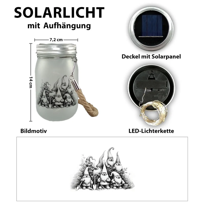 Gartenzwerge Solarlicht