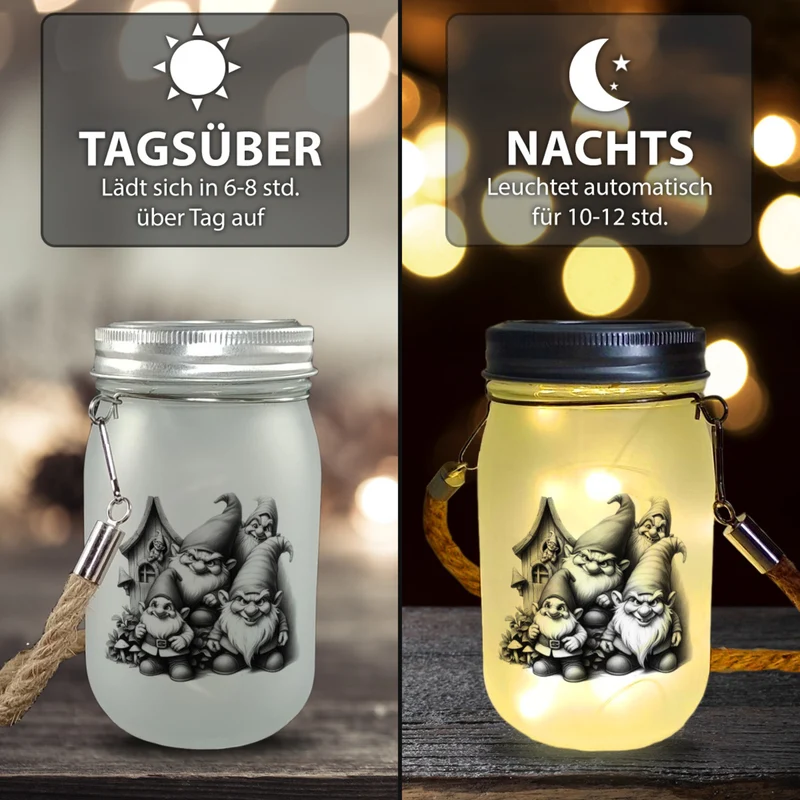 Böse Gartenzwerge Solarlicht