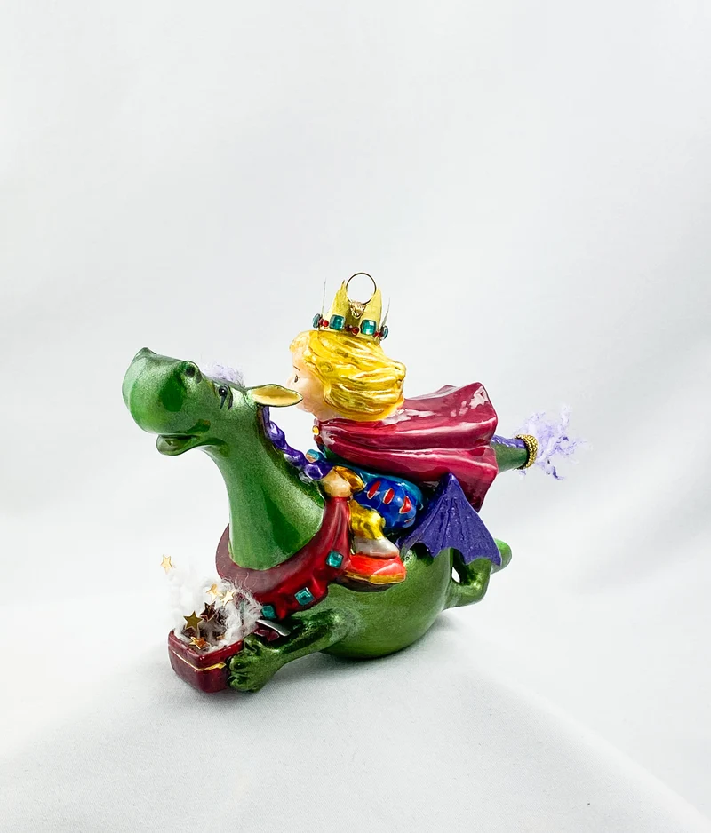 Der Prinz fliegt mit dem Drachen zum Mond, AtlasArt
