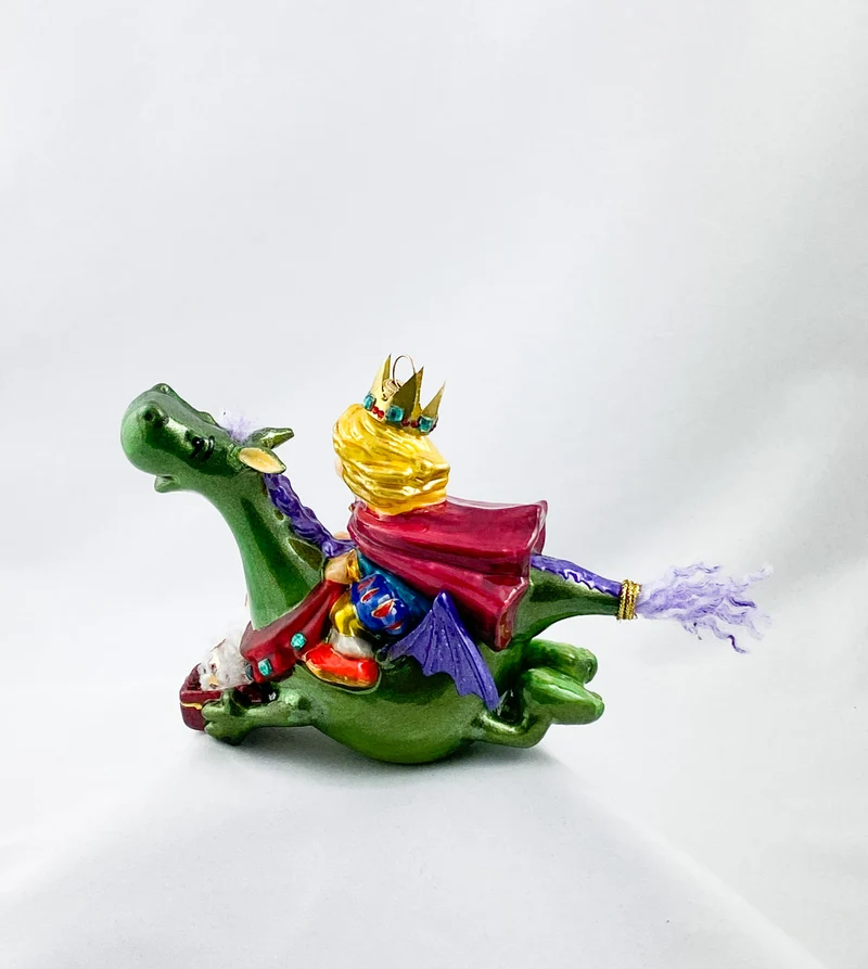 Der Prinz fliegt mit dem Drachen zum Mond, AtlasArt