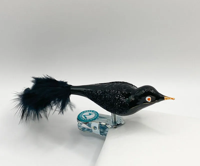 Kleine Glitzer-Amsel