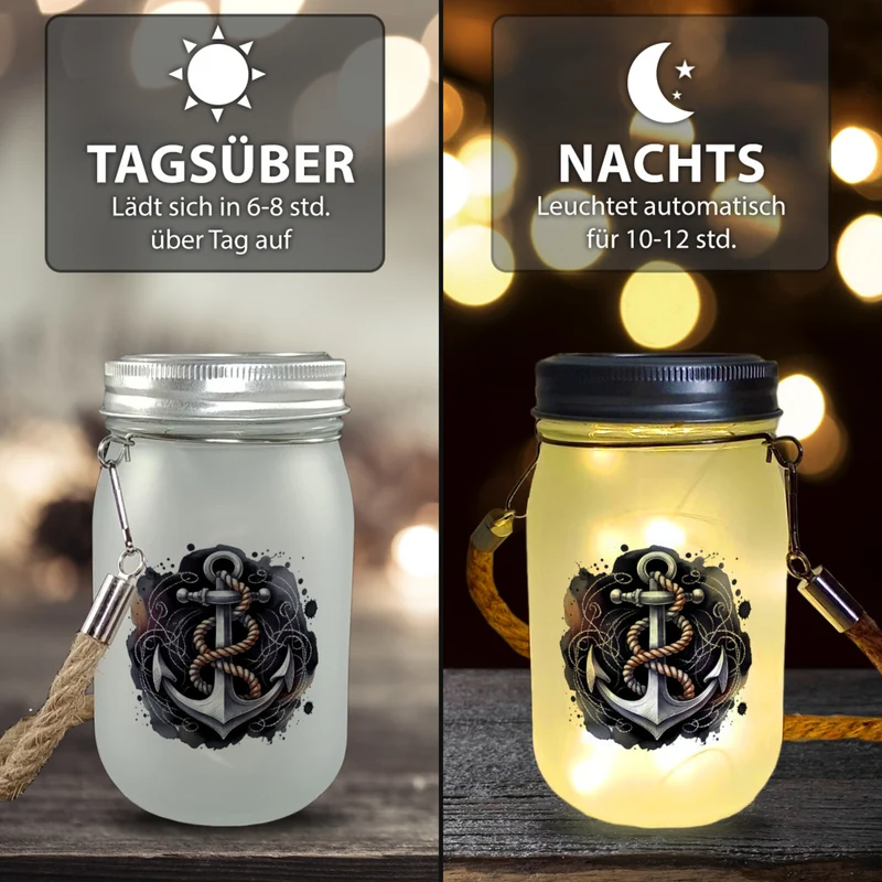 Anker mit Seil Solarlicht