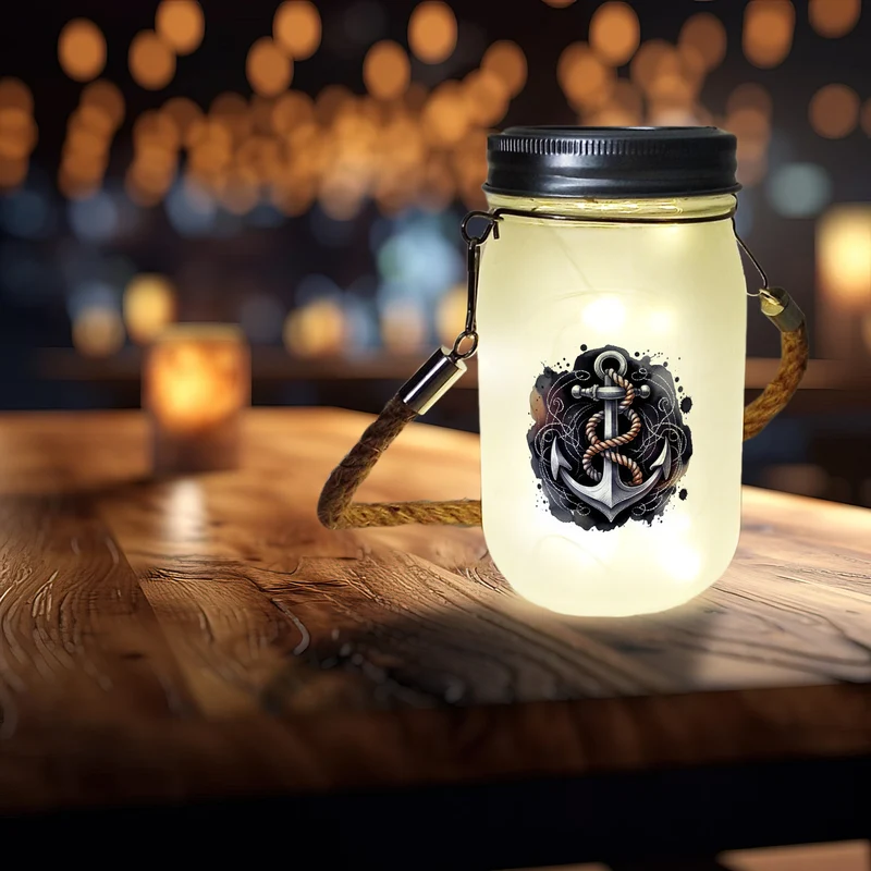 Anker mit Seil Solarlicht