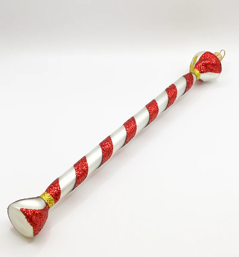 Zuckerstange Candy weiss/rot
