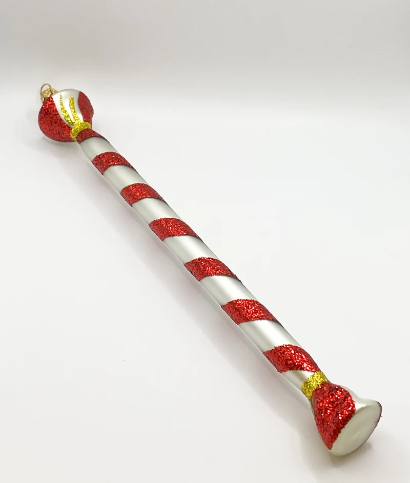 Zuckerstange Candy weiss/rot