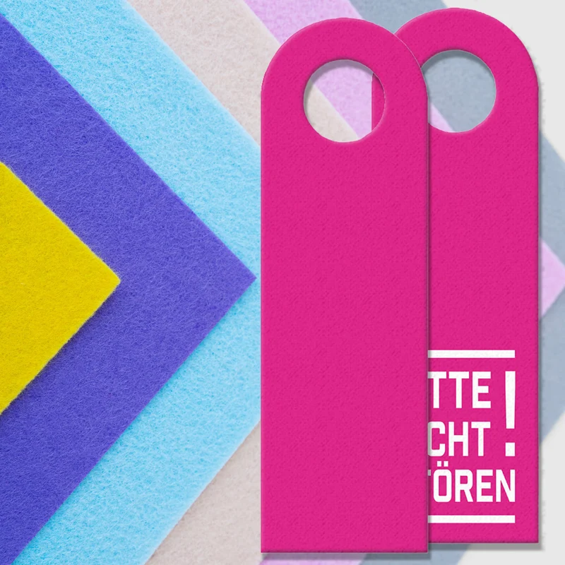 Bitte nicht stören! Türhänger in Pink