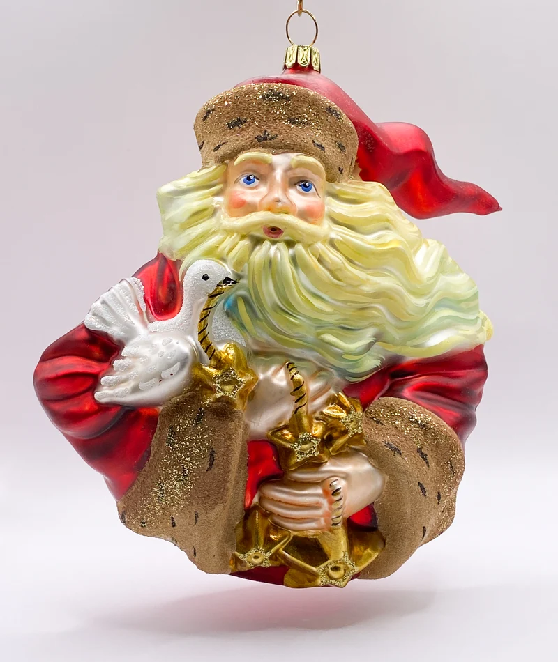 Santa Klaus mit Friedenstaube, KOMOZJA MOSTOWSKI