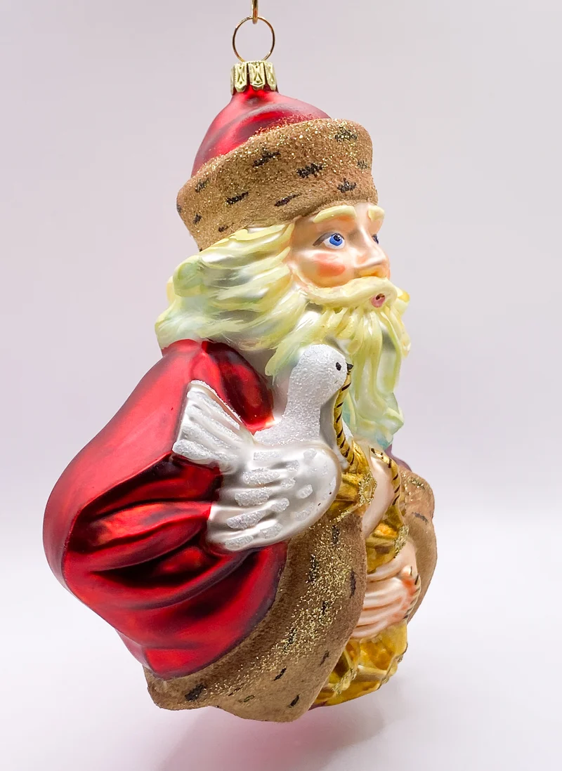 Santa Klaus mit Friedenstaube, KOMOZJA MOSTOWSKI