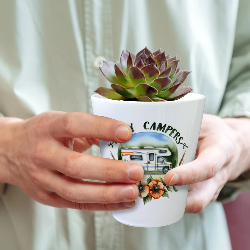 Wohnmobil Happy Campers Blumentopf