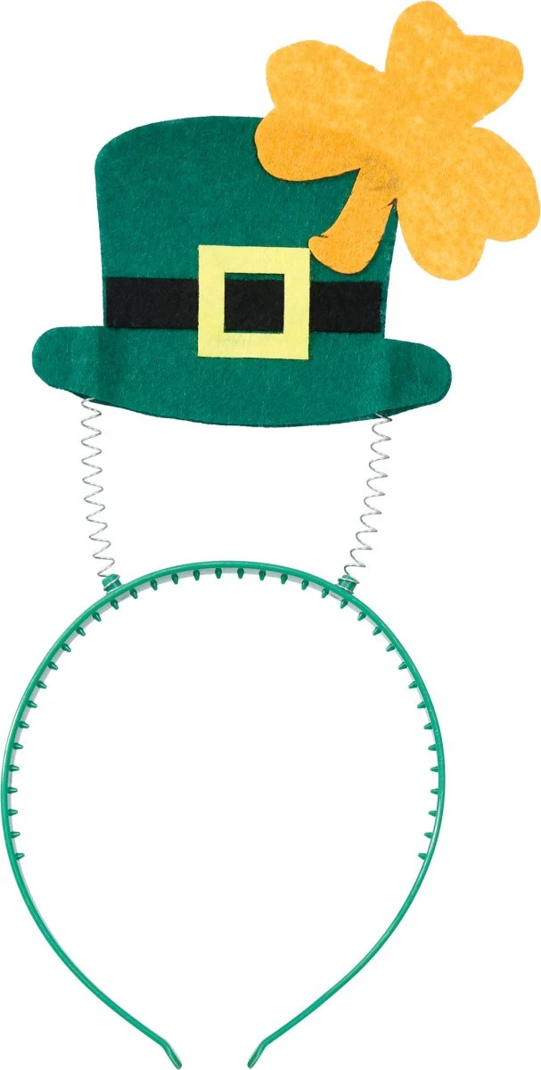St. Patrick's Day Haarband Hut mit Klee