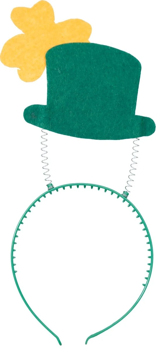 St. Patrick's Day Haarband Hut mit Klee