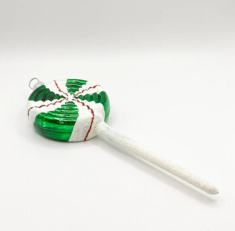 Zucker-Lolli-Pop Candy weiss/grün
