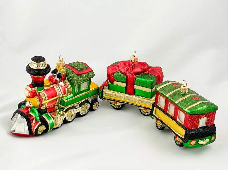 Weihnachtszug, 3 teiliges Set, KOMOZJA MOSTOWSKI