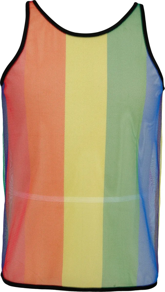 Regenbogen Tank Top Mesh