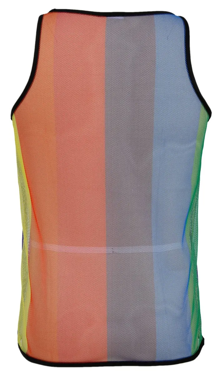 Regenbogen Tank Top Mesh