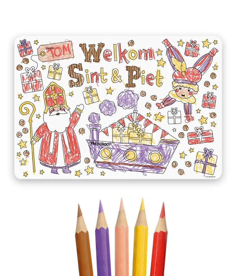 Sinterklaas Tischsets 48cm 4Stück