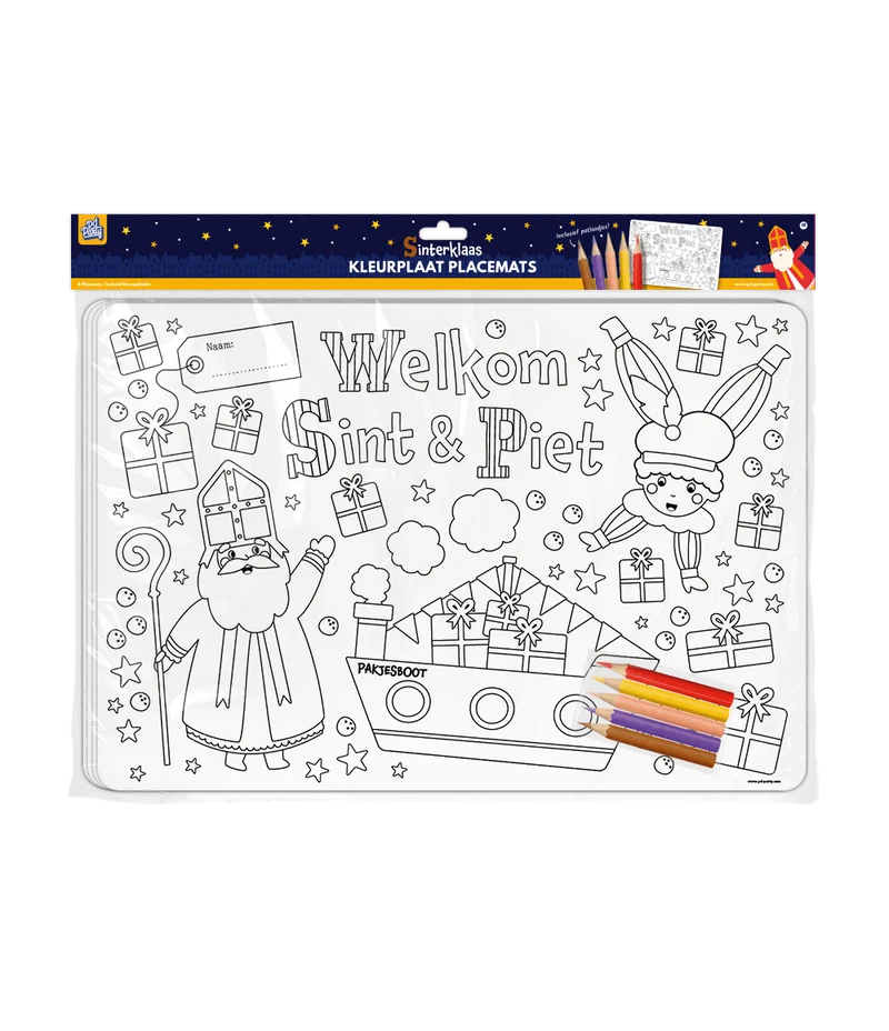 Sinterklaas Tischsets 48cm 4Stück