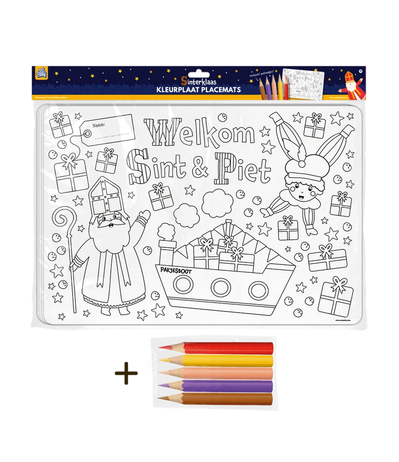 Sinterklaas Tischsets 48cm 4Stück