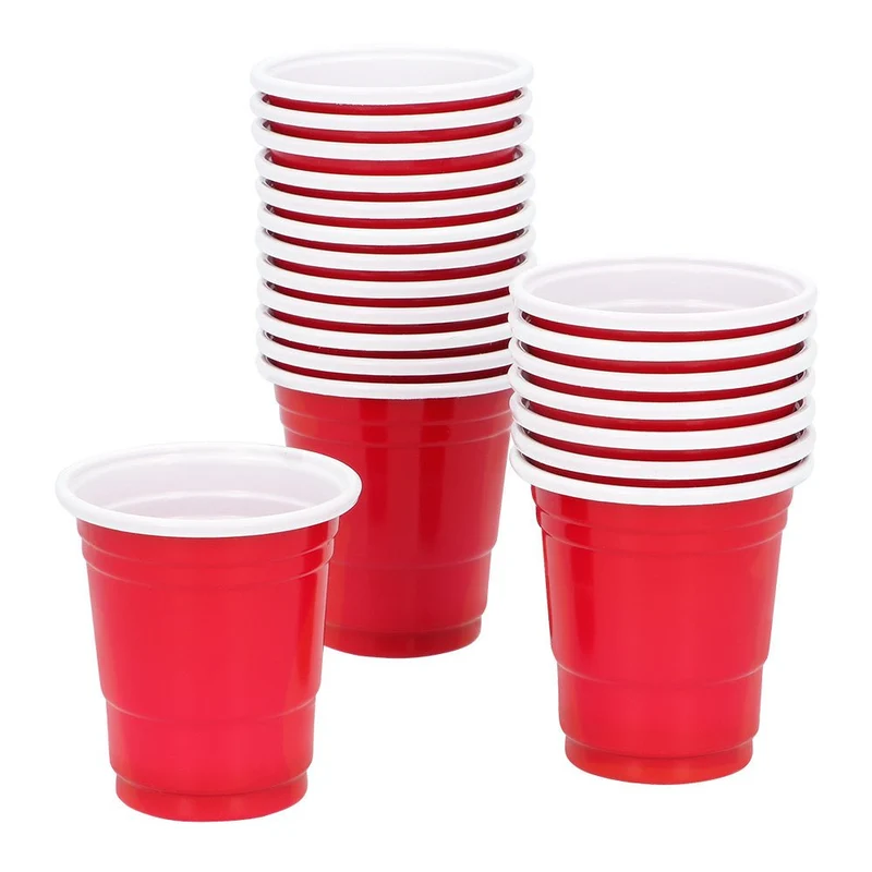 Rote Schnapsgläser 6cl 20Stk