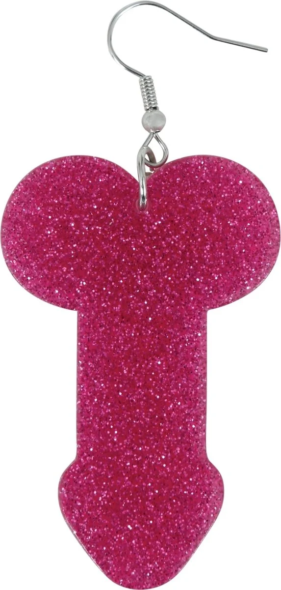 Penis-Ohrringe Rosa 5cm