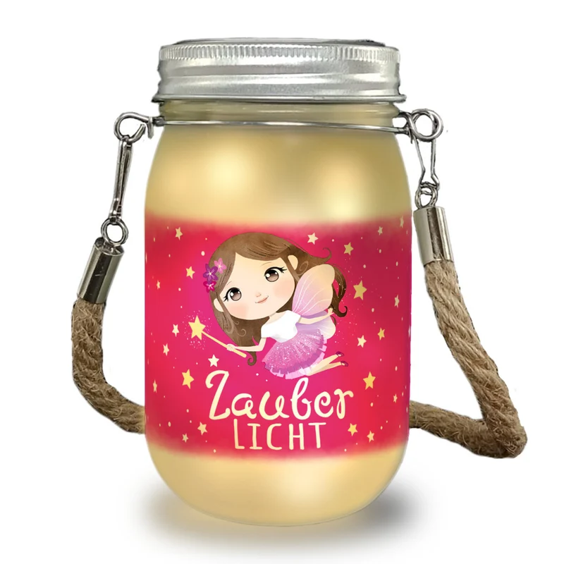 Fee Solarlicht mit Spruch Zauberlicht