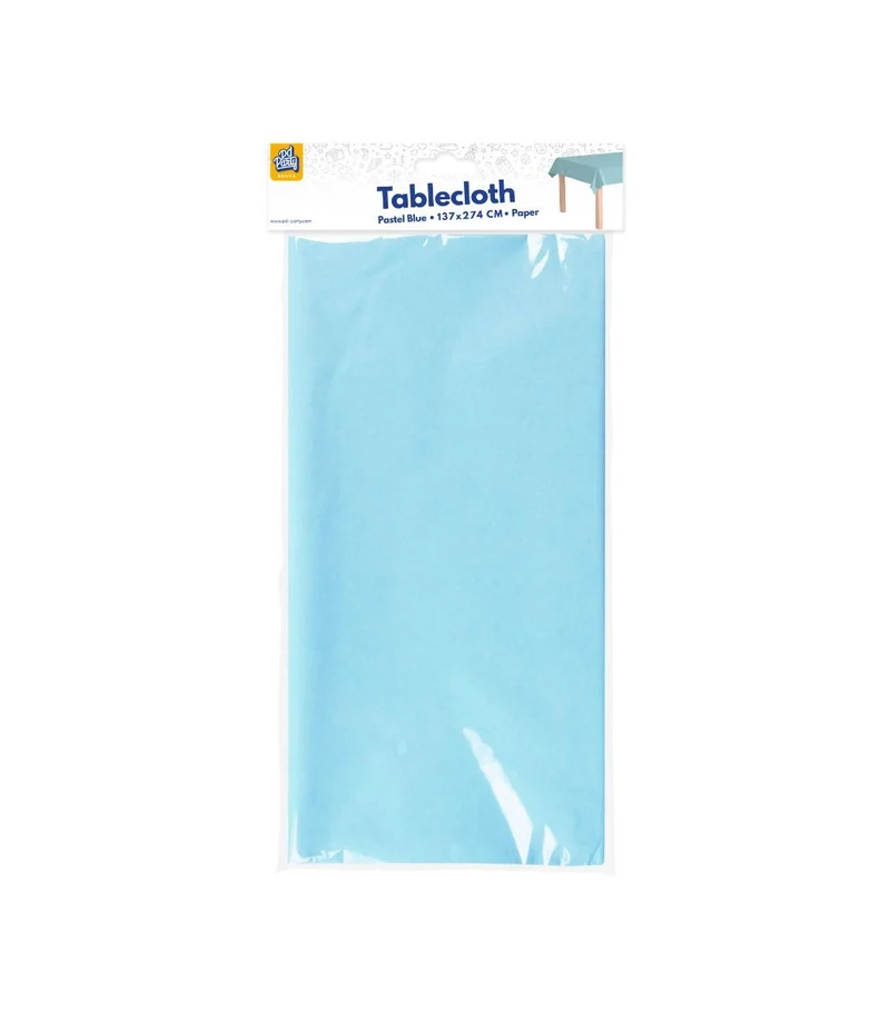 Blaues Tischtuch Pastell 2,74m