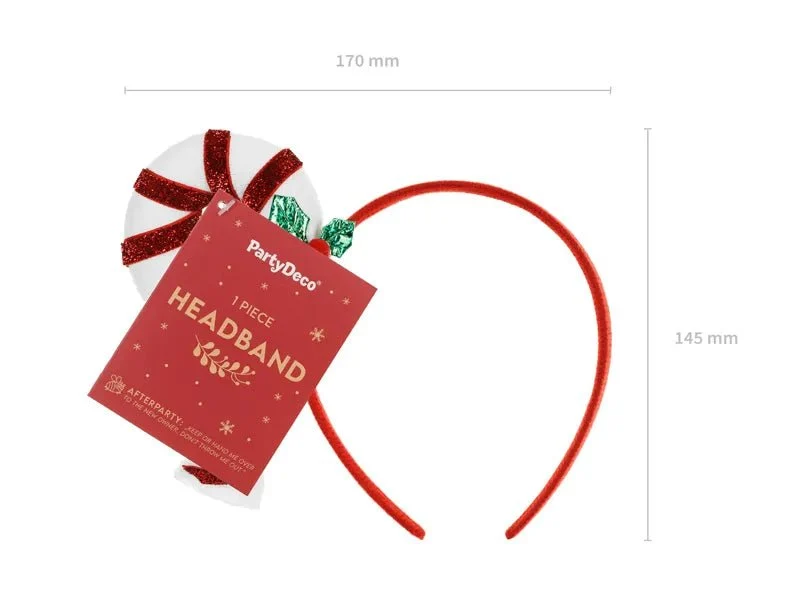 Weihnachts-Haarband Sandy 18,5cm