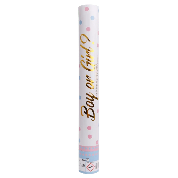 Gender Reveal Konfettikanone Rosa 40cm