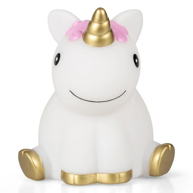 Einhorn Dekolampe mit pinker Mähne