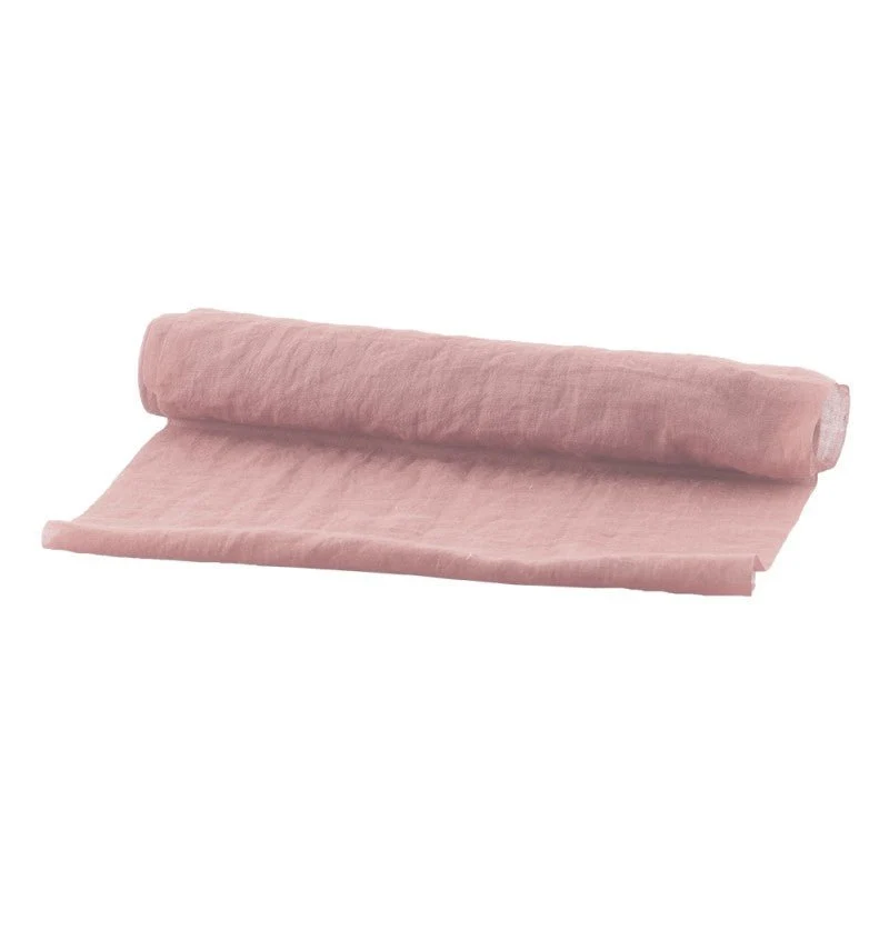 Rosa Tischläufer Chiffon 3m