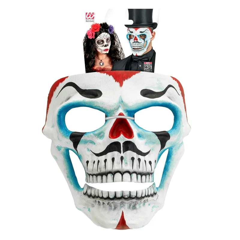 Dia De Los Muertos Maske Farbiger Mann