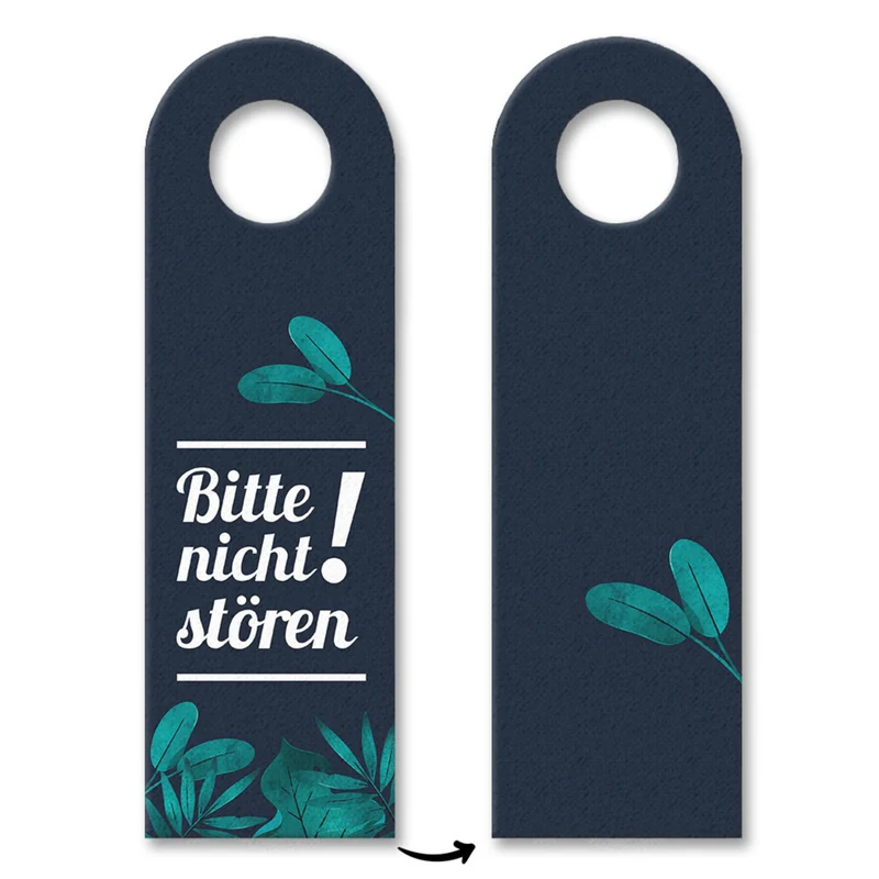 Bitte nicht stören Türhänger für die Türklinke Bürotüre Zimmertüre Geschäft Privat Büro