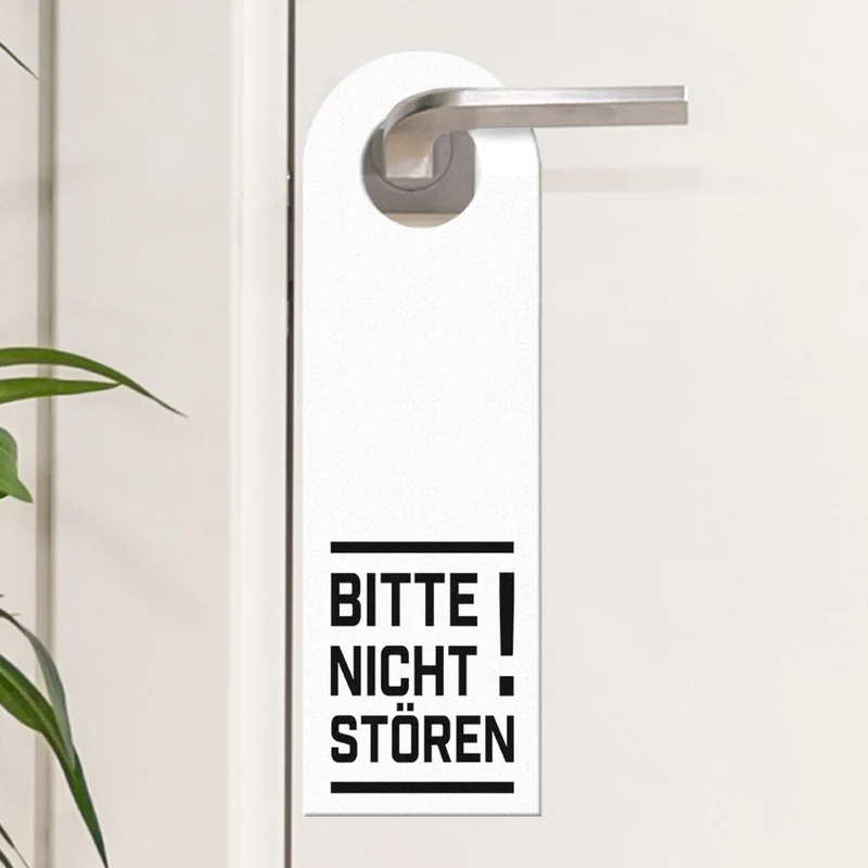 Bitte nicht stören Türhänger für die Türklinke Bürotüre Zimmertüre Geschäft Privat Büro