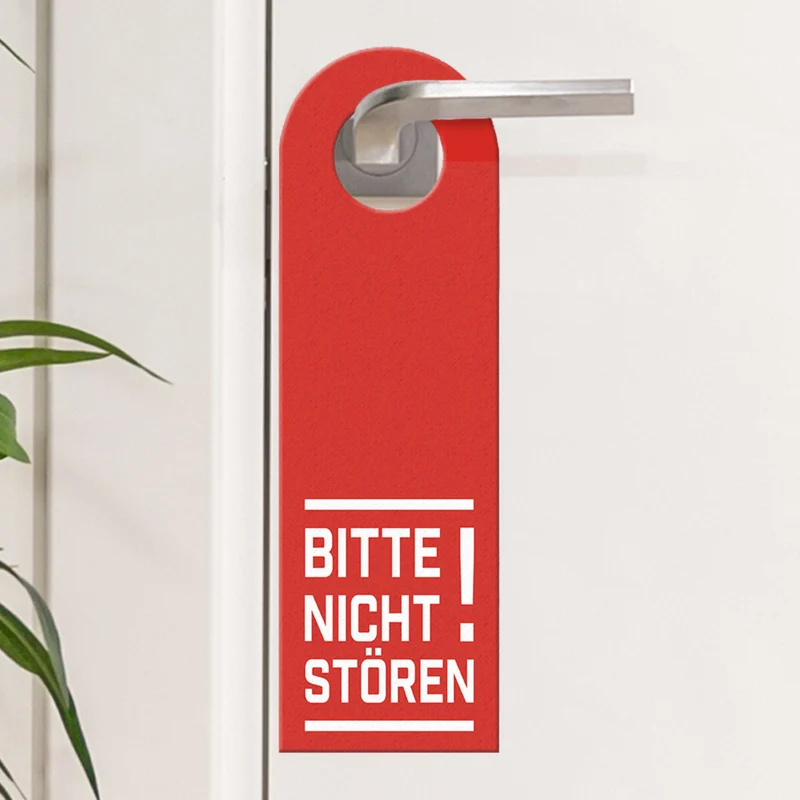Bitte nicht stören Türhänger für die Türklinke Bürotüre Zimmertüre Geschäft Privat Büro