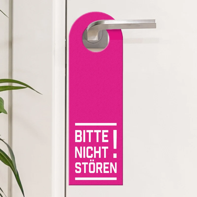 Bitte nicht stören Türhänger für die Türklinke Bürotüre Zimmertüre Geschäft Privat Büro