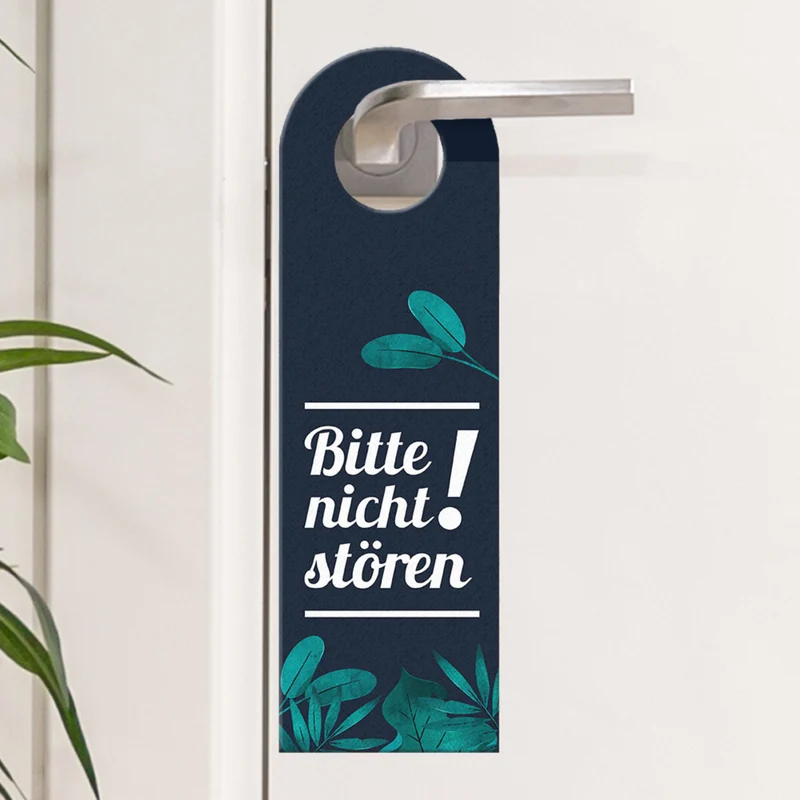 Bitte nicht stören Türhänger für die Türklinke Bürotüre Zimmertüre Geschäft Privat Büro