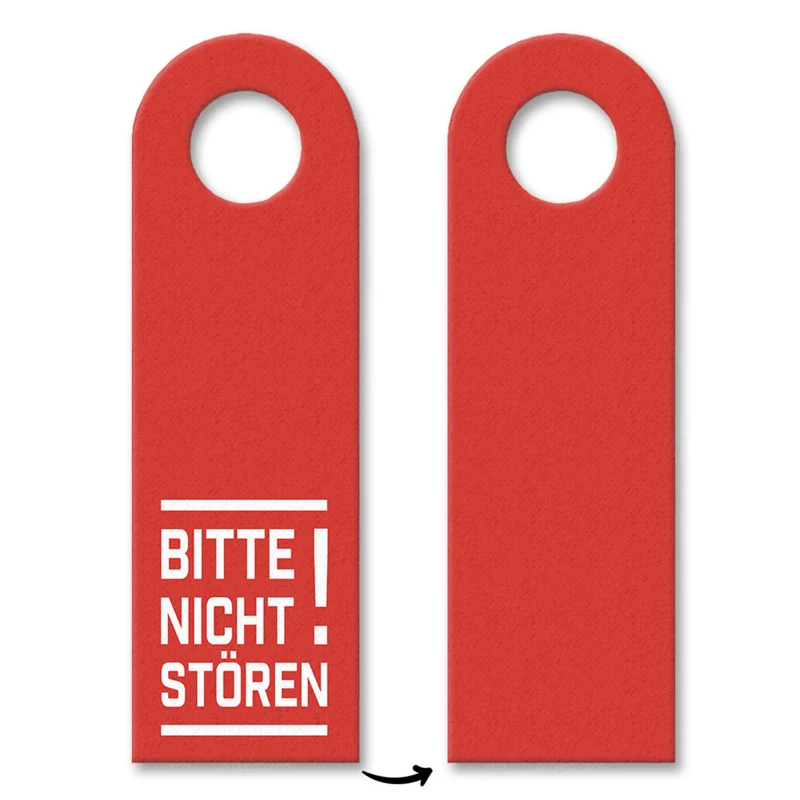 Bitte nicht stören Türhänger für die Türklinke Bürotüre Zimmertüre Geschäft Privat Büro
