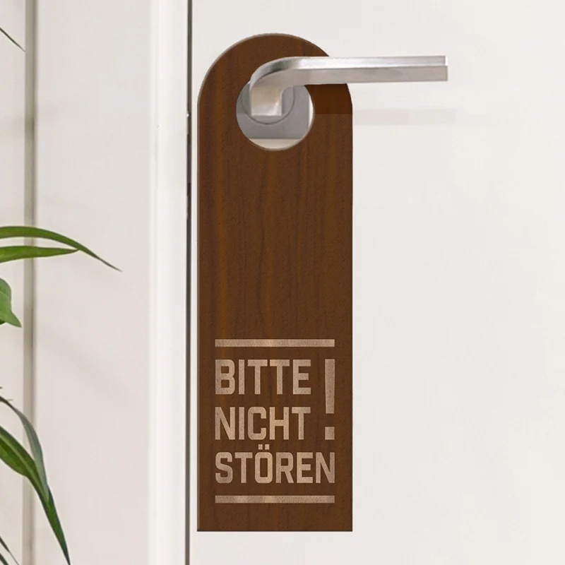 Bitte nicht stören Türhänger für die Türklinke Bürotüre Zimmertüre Geschäft Privat Büro