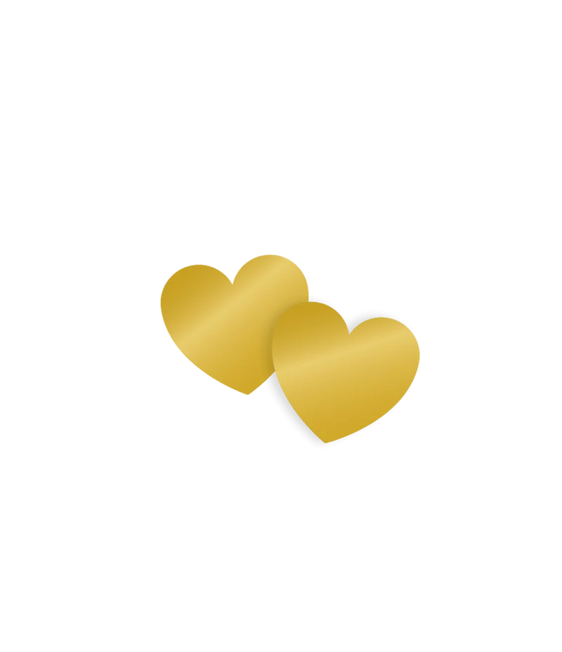 Herzen Tisch Konfetti Gold 14gr