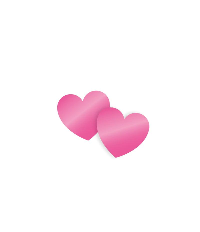 Herzen Tisch Konfetti Rosa 14gr
