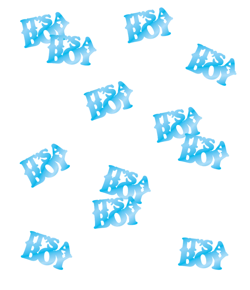 Geburtstisch Konfetti Hellblau 14gr