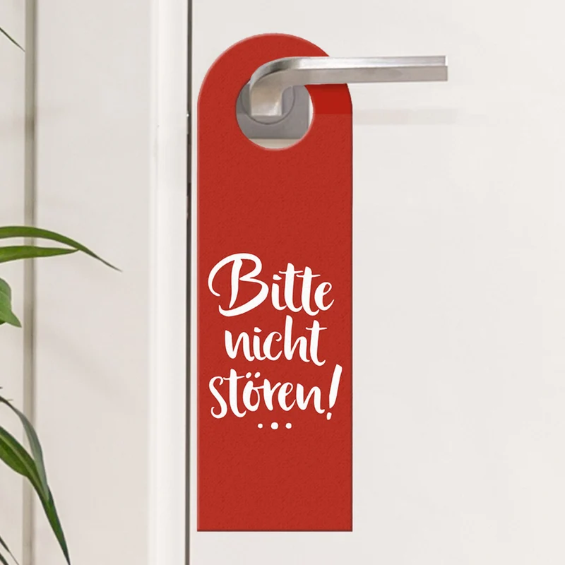Nicht stören oder Komm rein Türhänger mit Gesichtern Büro Arbeit Geschäft Bürotüre
